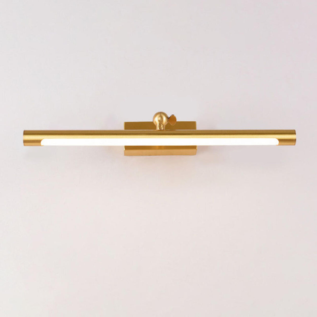 Modern Gold Tube LED Bathroom Vanity Wall Light Image - 11