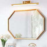 Modern Gold Tube LED Bathroom Vanity Wall Light Image - 3