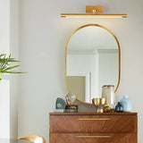 Modern Gold Tube LED Bathroom Vanity Wall Light Image - 4