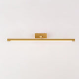 Modern Gold Tube LED Bathroom Vanity Wall Light Image - 8