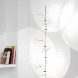 Modern Gold Vertical Branch Metal LED Floor Lamp Image - 14