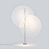 Modern Gold Vertical Branch Metal LED Floor Lamp Image - 2