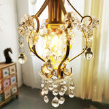 Modern Golden Elegance Crystal Geometric Pendant Light Image - 14