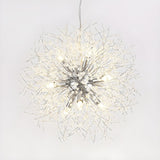 Modern Golden Firework Starburst Crystal Chandelier Image - 2