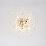 Modern Golden Firework Starburst Crystal Chandelier Image - 5