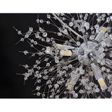 Modern Golden Firework Starburst Crystal Chandelier Image - 8