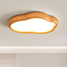 Modern Green Cloud-Shaped Flush Mount Ceiling Light Image - 10