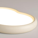 Modern Green Cloud-Shaped Flush Mount Ceiling Light Image - 17