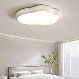 Modern Green Cloud-Shaped Flush Mount Ceiling Light Image - 20