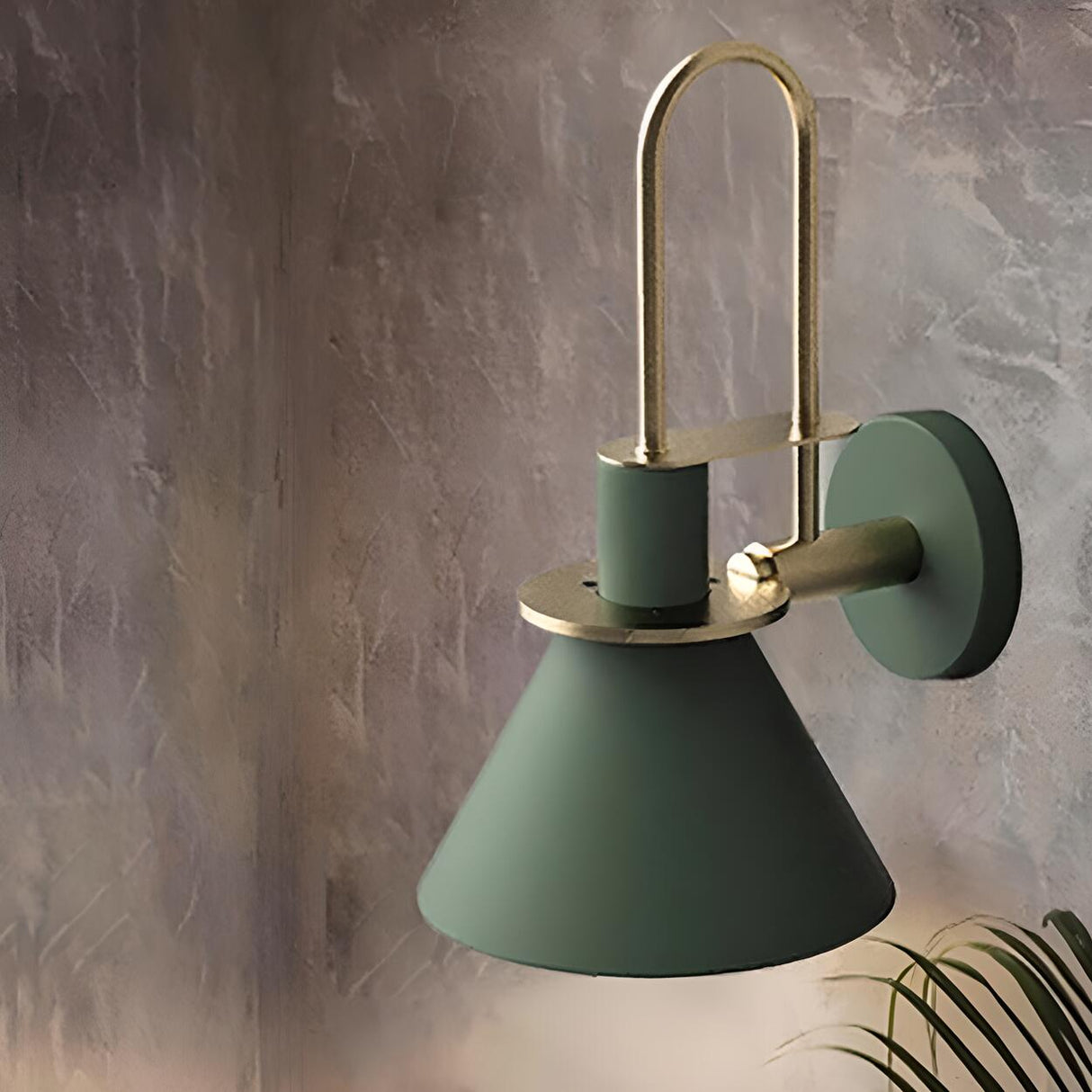 Modern Green Cone LED Vanity Wall Light Fixtures Image - 15