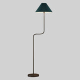 Modern Green Dome Metal Floor Lamp with Foot Switch Image - 12