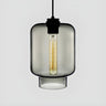 Modern Green Glass Cylindrical Geometric Pendant Light Set Image - 29