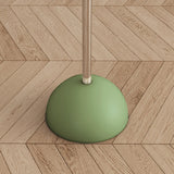 Modern Green Metal White Spherical Floor Lamp Image - 10