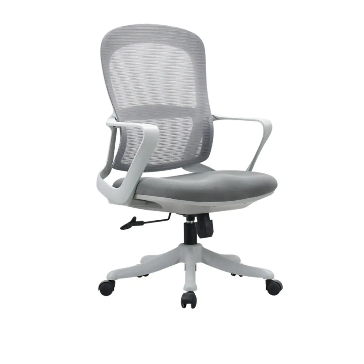 Modern Grey Adjustable Support Ergonomic Mesh Office Chair Image - 5