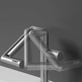 Modern High Arc Copper Grey Swivel Spout Vessel Sink Faucet Image - 13