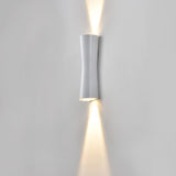 Modern Hourglass Design Up Down LED Wall Sconce Image - 10