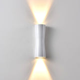 Modern Hourglass Design Up Down LED Wall Sconce Image - 11