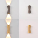 Modern Hourglass Design Up Down LED Wall Sconce Image - 14