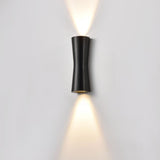 Modern Hourglass Design Up Down LED Wall Sconce Image - 2