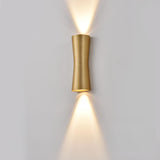 Modern Hourglass Design Up Down LED Wall Sconce Image - 3