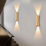 Modern Hourglass Design Up Down LED Wall Sconce Image - 4