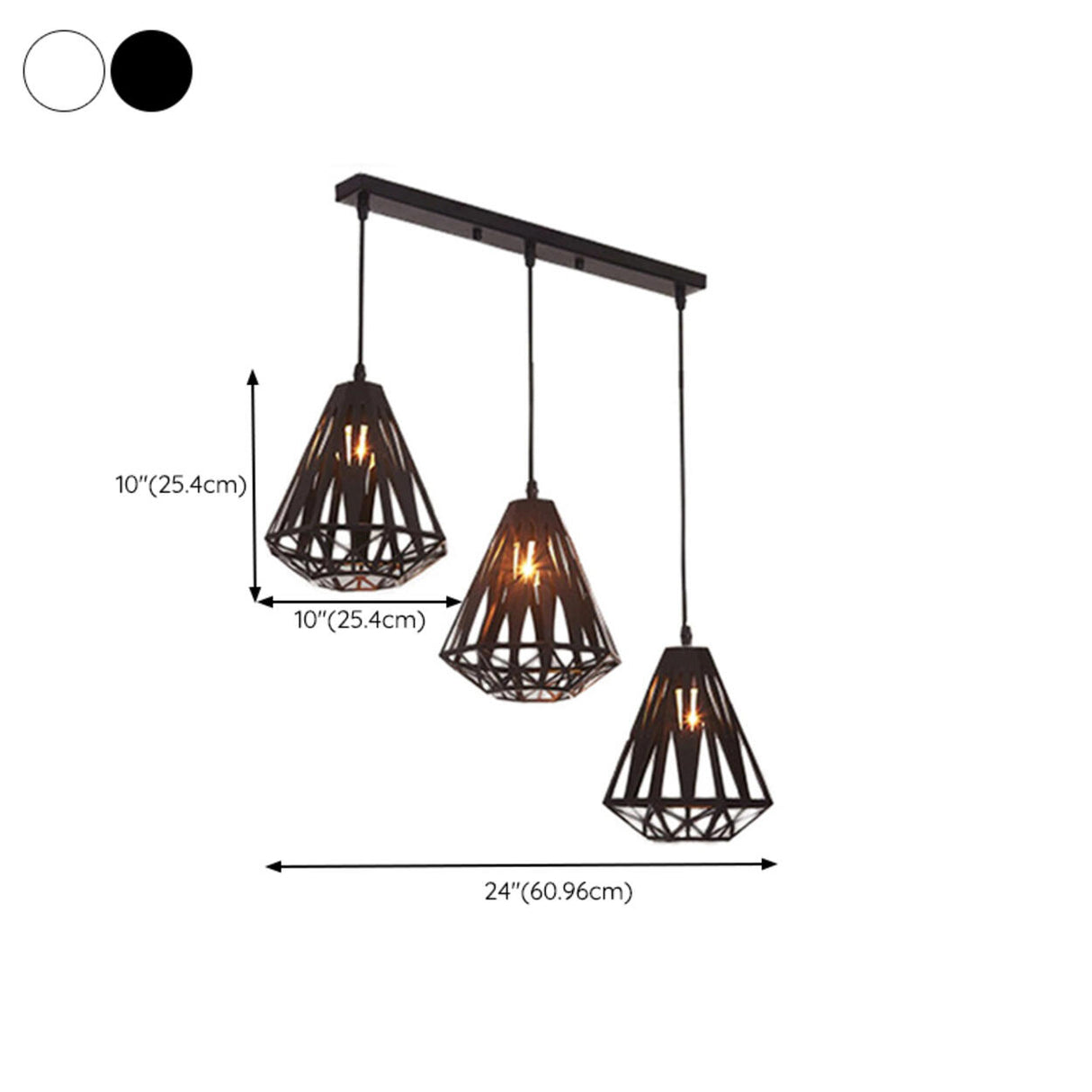 Modern Industrial Metal Geometric Pendant Lighting  Image - 15