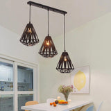 Modern Industrial Metal Geometric Pendant Lighting  Image - 4