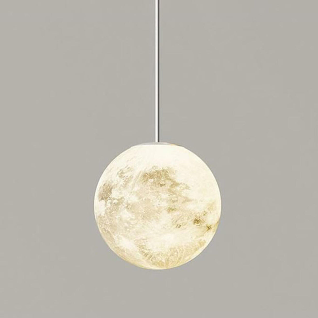 Modern Kids Astronaut Moon Pendant Lights Adjustable Cord Image - 11