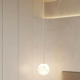 Modern Kids Astronaut Moon Pendant Lights Adjustable Cord Image - 6