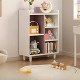 Modern Kids Closed Back Toy Organizer Wide Bookcase Image - 16