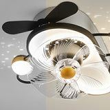 Modern Kids Room Airplane Ceiling Fan with LED Light Image - 7