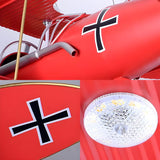 Modern Kids Room Red Airplane Pendant Light Chandelier Image - 3