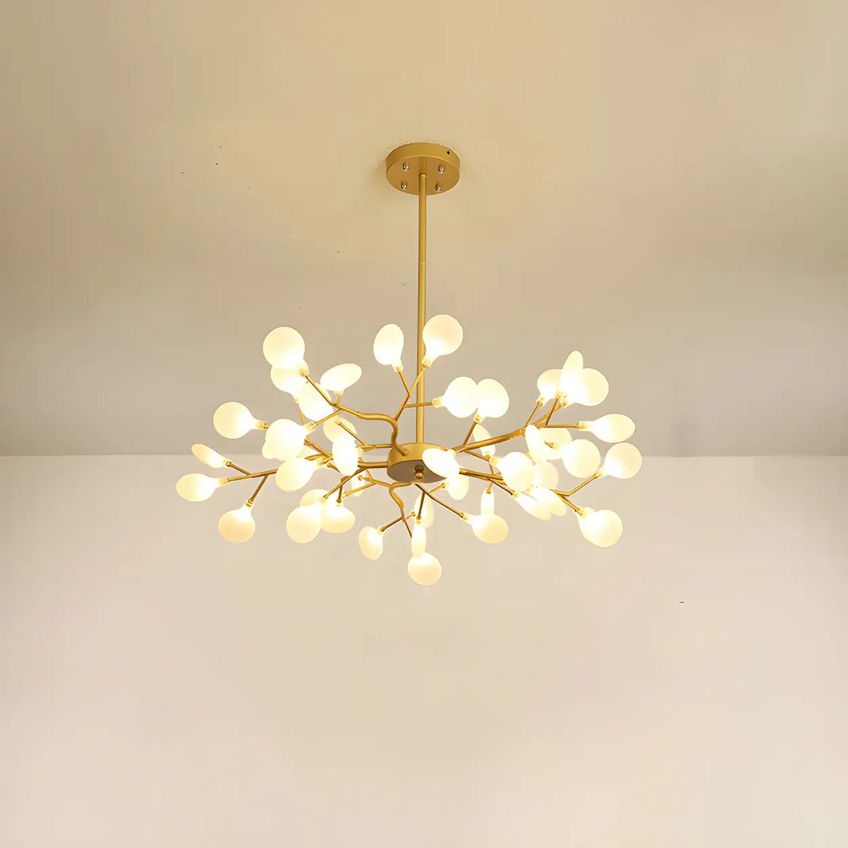 Modern Large Branch Crystal Brass Chandelier Ceiling Light Image - 12