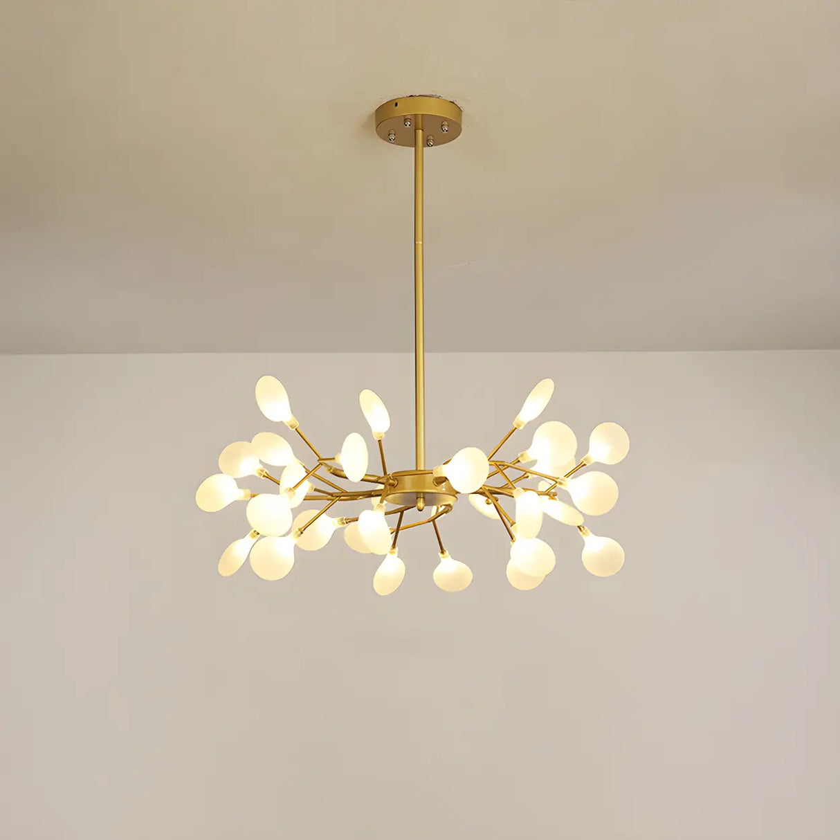 Modern Large Branch Crystal Brass Chandelier Ceiling Light Image - 13