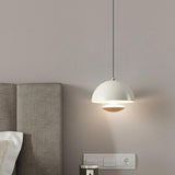 Modern Layered Acrylic Dome LED Pendant Light Image - 1