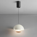 Modern Layered Acrylic Dome LED Pendant Light Image - 7