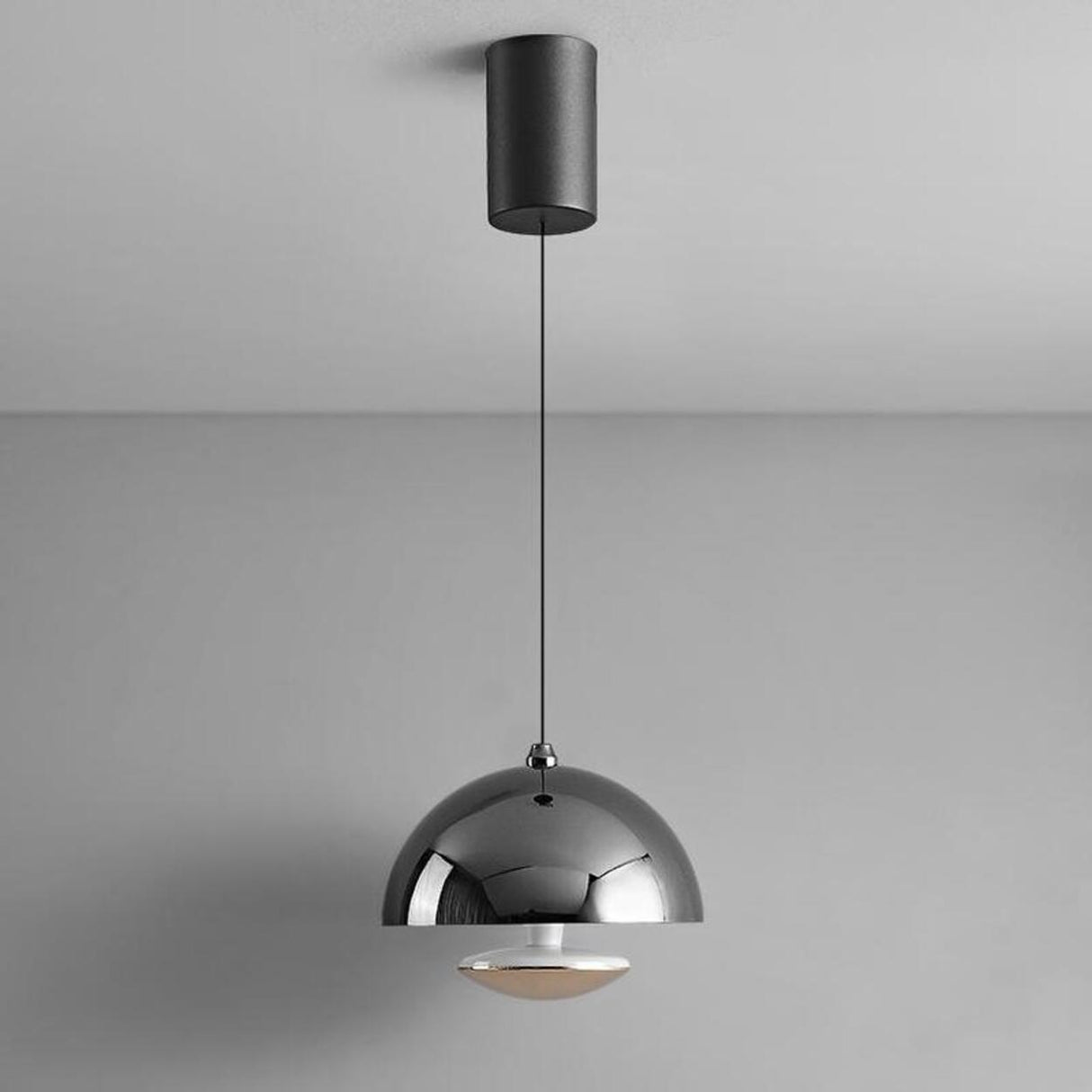 Modern Layered Acrylic Dome LED Pendant Light Image - 8