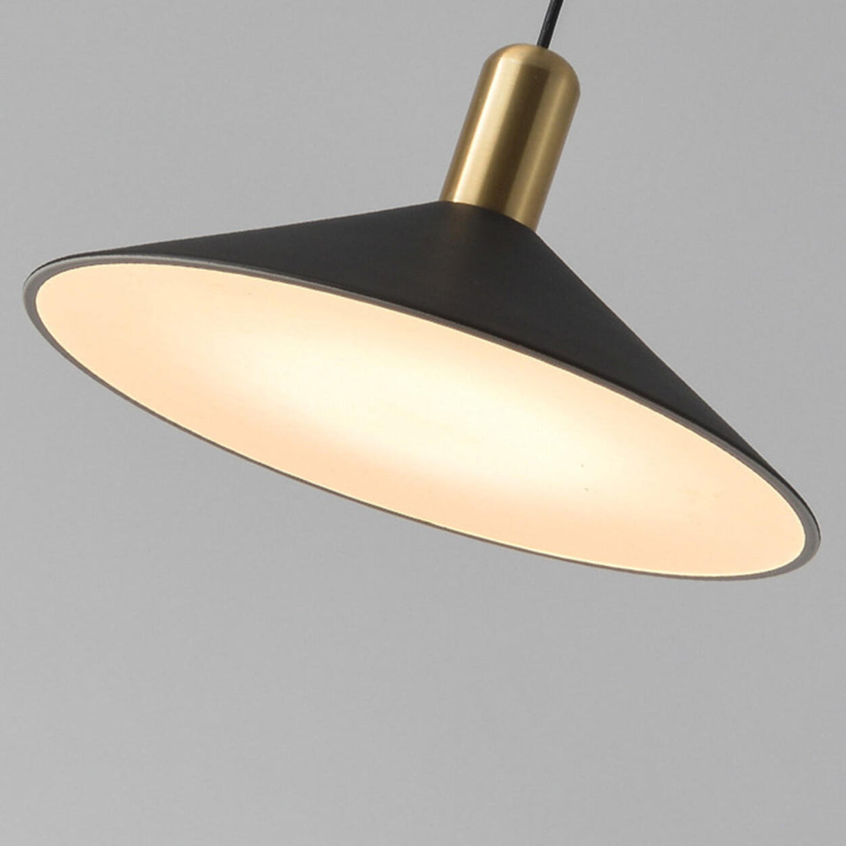 Modern LED Antique Conical Matte Cone Pendant Light Image - 16