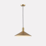 Modern LED Antique Conical Matte Cone Pendant Light Image - 4