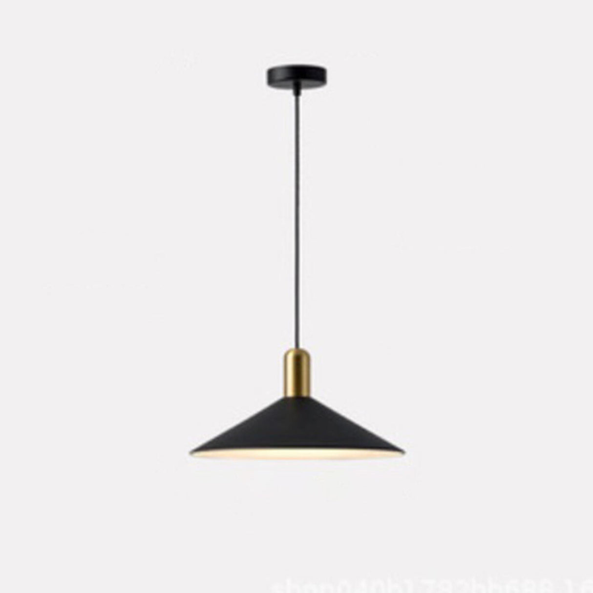 Modern LED Antique Conical Matte Cone Pendant Light Image - 5