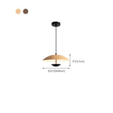 Modern Led String Pendant Light Wood and Black  Image - 16