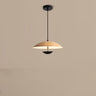 Modern Led String Pendant Light Wood and Black  Image - 2