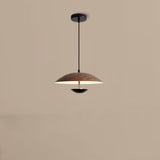 Modern Led String Pendant Light Wood and Black  Image - 7