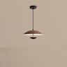 Modern Led String Pendant Light Wood and Black  Image - 7