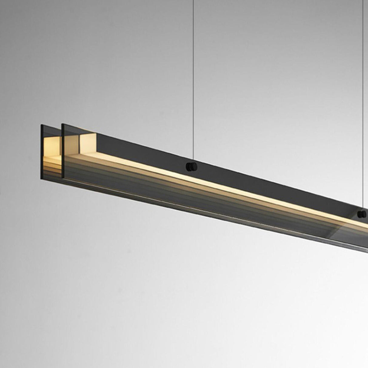 Modern Linear Adjustable LED Island Pendant Light Image - 6