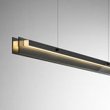 Modern Linear Adjustable LED Island Pendant Light Image - 6