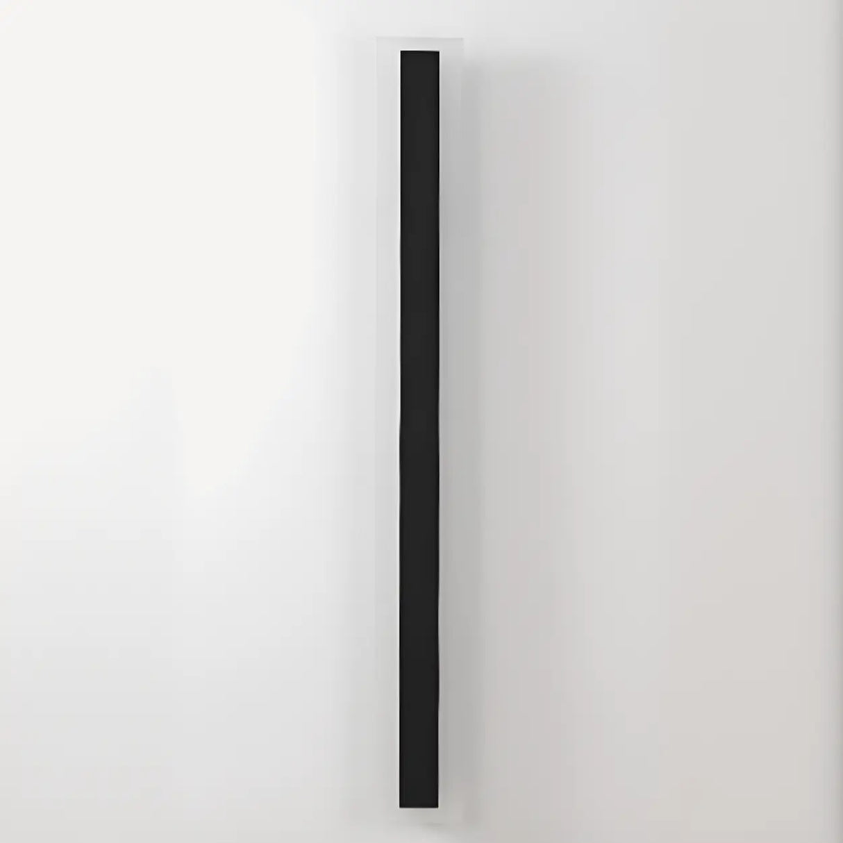 Modern Linear Black Metal External LED Wall Sconces Image - 10