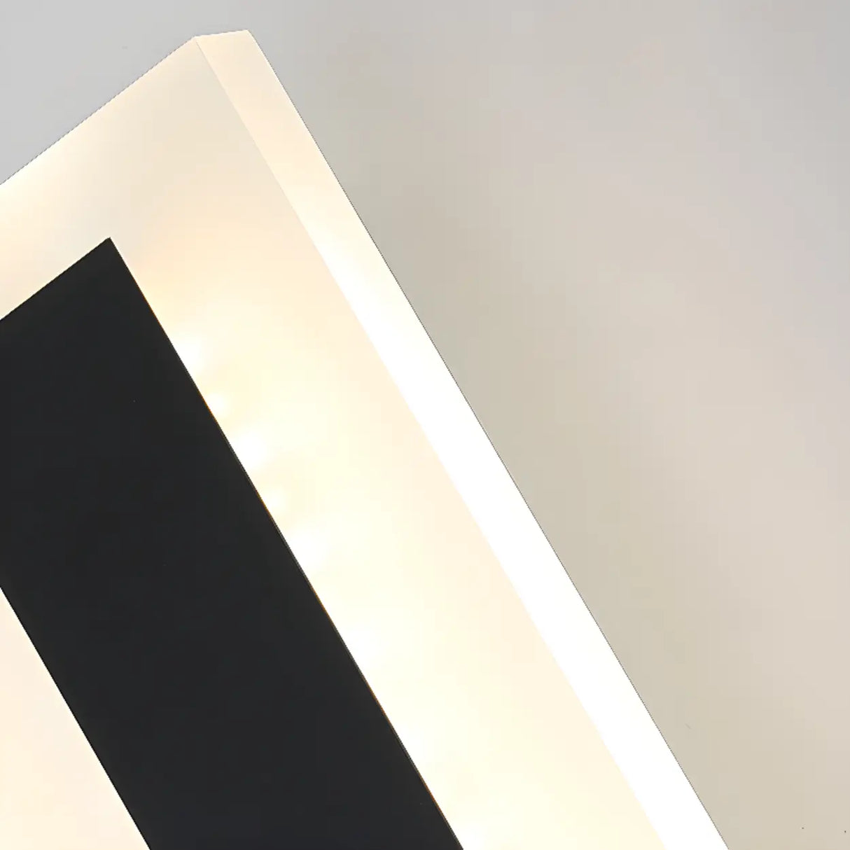 Modern Linear Black Metal External LED Wall Sconces Image - 11