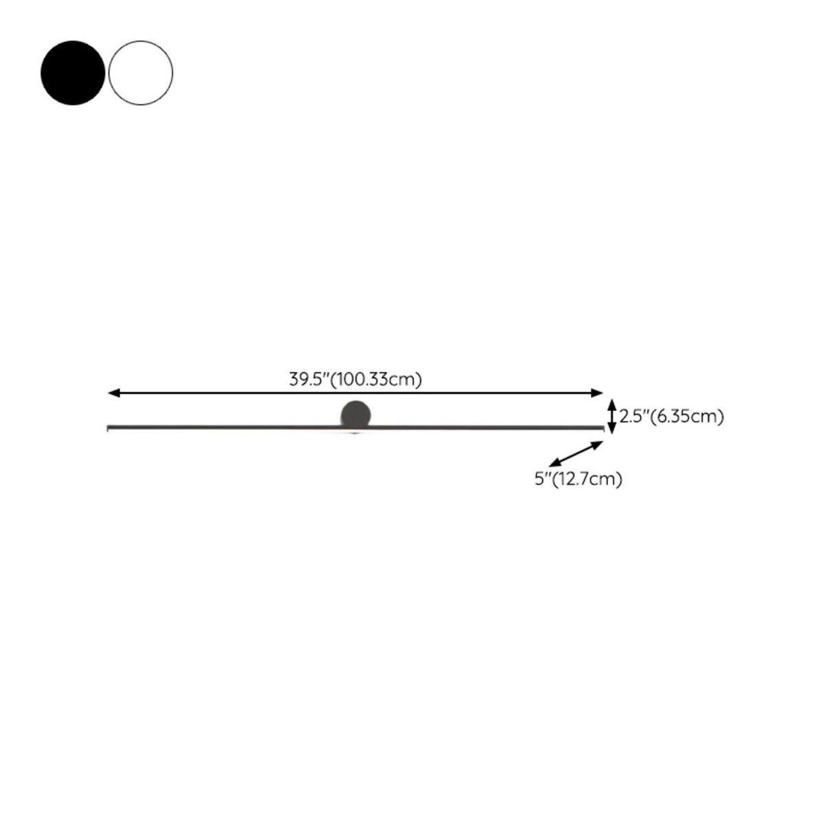 Modern Linear LED Vanity Light with Cylindrical Base Image - 26