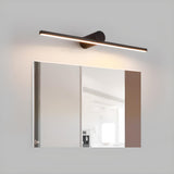 Modern Linear LED Vanity Light with Cylindrical Base Image - 4